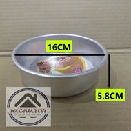 JS180 6 inch 16cm Aluminium Alloy Round Cake Plate Cake Mould Baking Mould Pan Tin Mold Tray Tool Ca