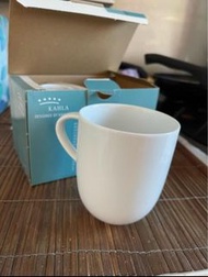 2 Kahla White Porcelain Mugs