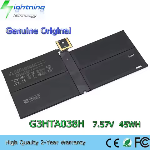 New Genuine Original G3HTA038H 7.57V 45Wh Laptop Battery for Microsoft Surface Pro 5 6 1796 Tablet D