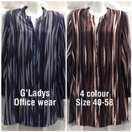 💞💞G’Ladys - Exclusive Blouse Muslimah - office wear ( 40-58 )