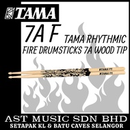 TAMA RHYTHMIC FIRE DRUMSTICKS 7A WOOD TIP