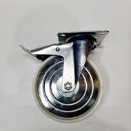 Trolley Wheels Trolley/s Nylon Trolley/s 8" Inch Swivel Brakes