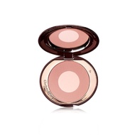 CHARLOTTE TILBURY Cheek To Chic Swish & Pop Blusher Pillow Talk 8g 0.28oz Two‑Tone Blush Natural Glo