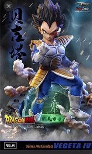 賤賣GK (9成新）（大size 25cm高）（買果陣7百幾蚊）清屋 龍珠  工作室 治療倉 比達 B版本邪 笑臉（驕傲的王子 貝吉塔- 第三彈）WCF 比例GK雕像《龍珠志系列》