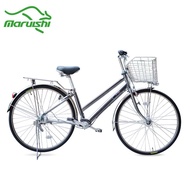 LP-8 QDH/🎯QQ MaruishiJapanese Bicycle Chainless Drive Shaft Adult City Shuttle Bus27Inch Aluminum Alloy Internal Variabl