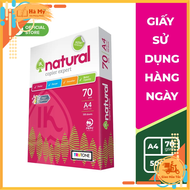 1 Ream 500 Tờ Giấy IK Natural 70gsm Khổ A4 - Giấy in văn phòng chính hãng