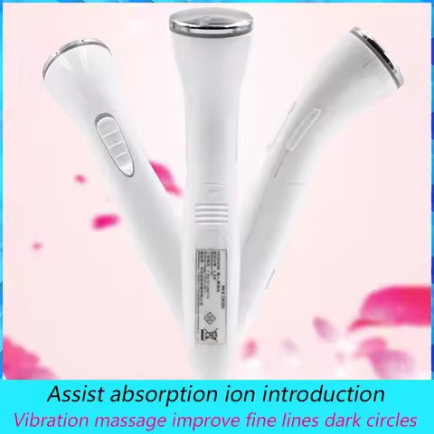Electric Facial Beauty Device, Vibration Massage, Improve Fine Lines, Assist Absorption, Ion Introdu
