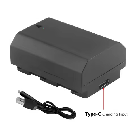 2680mAh NP-FZ100 NP FZ100 Battery with Type-C Charging Input for Sony Sony FX3, a1, a9, a9 II, a7R I