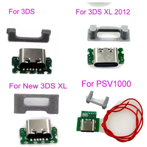 1SET Replacement Type-C Charging Port for PS Vita PSV1000 Console Board For 3DS & New3DSLL & 3DSLL X