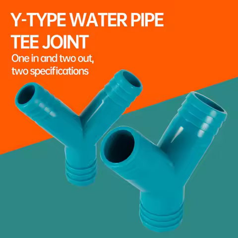 3/4 inch 3 Way Y Fitting, Fits 3/4 Inch ID Hose, 3/4 inch 3 Way Y Barbed Fitting1 1/8 inch 3 Way Y B