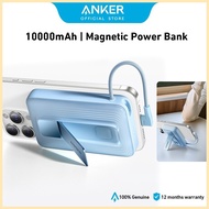 ❃ ✁ ☏ Anker by Zolo Power Bank 30W Wireless  Magnetic 10,000mAh Portable Power with Build in Cable