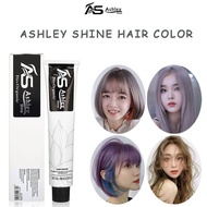 Ashley Shine Bio-Organic Basic Hair Color Milk Tea Ash/Ash Purple/Silver Ash/Ash Blonde/Pearl Beige 