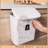 C&M Hanging Rubbish Bin Kitchen Cabinet Slip Cover Rubbish Bin Anti Smelly