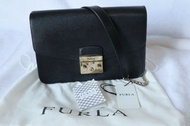 FURLA METROPOLIS shoulder bag women bag handbag black 手袋 女包 包包 側孭袋 袋 鍊條袋 鍊條包 側肩包 furla metropolis