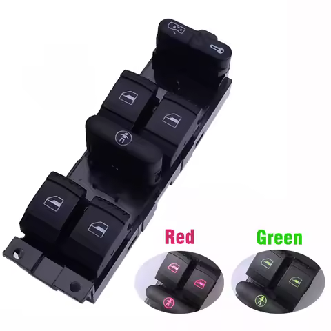 For Volkswagen VW Golf MK4 Jetta 4 Bora Passat B5 Seat Leon Toledo 1999-2006 Window Master Switch Bu