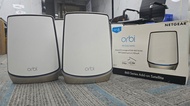 NETGEAR Orbi 三頻 WiFi 6 路由器 (RBR860S) - 覆蓋範圍高達 2,700 平方。 英尺,100 個裝置 -10 個互聯網連接埠 - 免費裝甲安全 - 可擴展以創建網狀系統