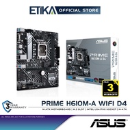 ASUS Prime H610M-A WIFI D4 | Micro ATX DDR4 Gaming Motherboard | Intel LGA1700 Socket | M-ATX