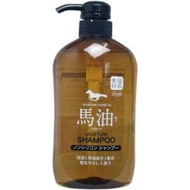 熊野油脂 馬油無矽靈洗髮精 600mL