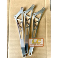 Y15ZR Y16ZR LC136 EXHAUST BRACKET CNC EKZOS SILVER Y15 Y16 LC 135
