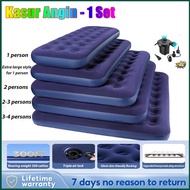1 Set of Air Mattress Bestway Double Air Bed/ + Bestway manual Pump Mattress Package