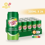 CANADA DRY Ginger Ale 330ML X 24 (CAN)