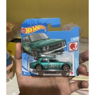 Hotwheels 2021 Super Treasure Hunt ‘77 Datsun 510 bluebird Short Carded[blister having minor swollen