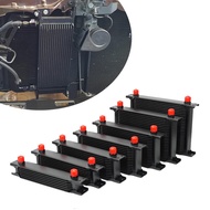 Oil Cooler AN10 Universal Engine Transmission Oil Cooler Cooling System Aluminum 7 Rows Oil Radiator
