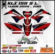Sticker striping Hologram Decal Motor KLX 150 S/L/DTracker Lama Mandalika (klx lama)