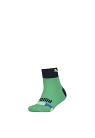 PUMA Kids Quarter - Stokin Suku Panjang Kanak-Kanak - Soft Cotton Flat Toe Seam  Iconic Color Block 