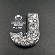 HISO-CAR VIP Logo Diamond Sticker Letter J 97