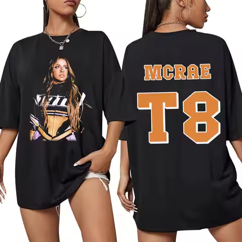 Tate McRae T8 So Close To What 2025 T-shirt Men Women Fashion Harajuku Short Sleeve T-shirts Summer 