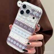 Phone Phone Case Suitable for iPhone 7 8 X XS XR XSMAX 11 12 13 14 15 16 17 Pro max Plus Air Snowfla