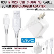 VIVO หัวชาร์จ เร็ว พร้อมสายชาร์จ ของแท้ 100% ชาร์จเร็ว Dual Charging Engine for V5s/Vivo Y66/Vivo Y53/Vivo Y55s/Vivo V5/Vivo V5 Plus/Vivo V5 Plus/Vivo Y21L/Vivo Y51L/Vivo V7 Plus/Vivo Y21/Vivo V7/Vivo Y69/Vivo Y55L/Vivo V3 Max/Vivo X5 Pro/Vivo Y15/Vivo V3 Microsoft_ขาว