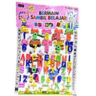 J0330 CHILDREN'S EDUCATIONAL TOYS LETTERS AND NUMBERS ALPHABETS NUMBER WHILE LEARNING