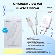 VIVO Flash Charge 2.0 33W Type C Cable Vivo V21 V20 V20E Charger fast charge