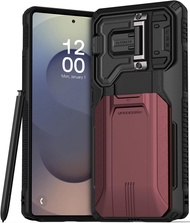 VRS DESIGN Origin Fit Case for Galaxy S25 Ultra (2025) Slim Wallet Card Holder [3 Cards] with Camera