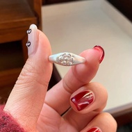 Ah Yan's Love Letter Movie Kapok Pure Silver 999 Ring Adjustable Closed Retro Art