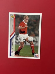 絕版罕有 Upper Deck World Cup USA 94 美國世界杯  1994年 Ronald Koeman 朗奴高文 荷蘭 Holland 奧華馬斯 Marc Overmars 球員卡 足