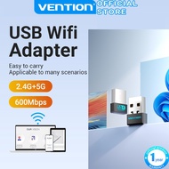 Vention Usb Wifi Dongle 600Mbps Receiver Wireless Network Card Adapter 5G Pocket Wifi For Laptop