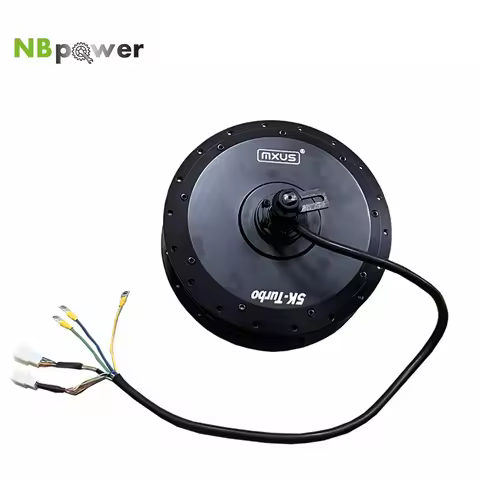 MXUS 5K-Turbo 72V 5000W Dropout 150mm 55H Rear BLDC Hub Motor for Ebike Electric Bicycle Motorcycle