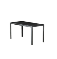 Delicato โต๊ะสนาม ขนาด 70×140×73ซม.รุ่น HB17 สีดำ