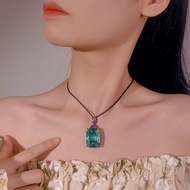Luxurious Women's Large Pendant - Imitation Para Green Main Stone (20*28)Gifts: Christmas/New Year/B