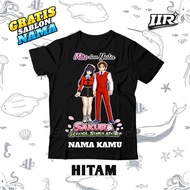 (Free Name) Children's Top T-shirts with Yuta and Mio Images, Friends Version of Small Yuta and Mio 