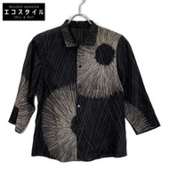 Jurgen Lehl 黑色亞麻海膽襯衫（二手）