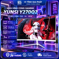 Yunsi Y270Q2 27inch Curved Gaming Monitor White/Black (27 inch Curved, FHD, VA, 120Hz) brand 36T