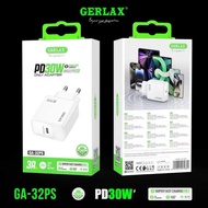 GERLAX USB-C 30W PD GA-32PS Charger Adapter 3A USB-C Fast Charging Charger Adapter