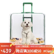 XY！Carcome Pet out Trolley Cat Dog Transparent Large Space Capsule Cat Box Cat Cage Dog Cage Dog Stroller