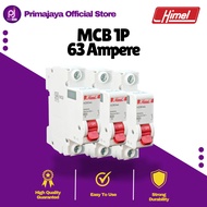 Himel MCB 1 Pole C 4.5kA 63 Ampere SNI Original Home Electrical Safety Fuse Overload Circuit Breaker