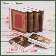 Blowing 6ชิ้น/เซ็ต1/12 dollhouse Miniature Book รุ่น Notebook Doll House Furniture Decor