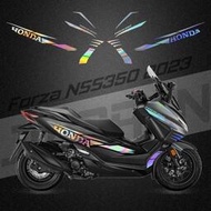 台灣現貨HONDA 本田 Forza 350 2023 貼紙摩托車條紋貼花清單變化